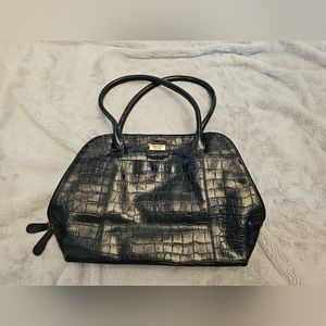 Osprey of London Medium/Large faux alligator handbag or shoulder bag
